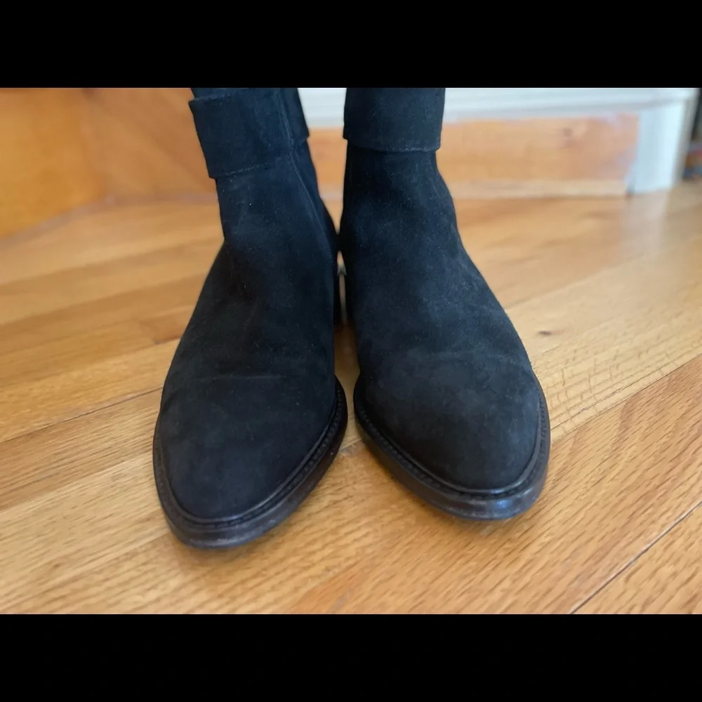 Aquatalia Giada Black Suede Leather
Tall Zip Up Riding Boots Size 7.5 - Picture 4 of 12